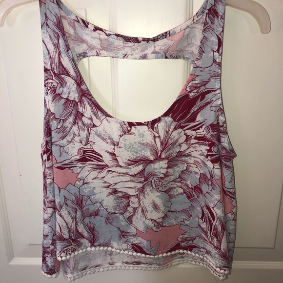 Mudd Tops - Detailed floral tank top